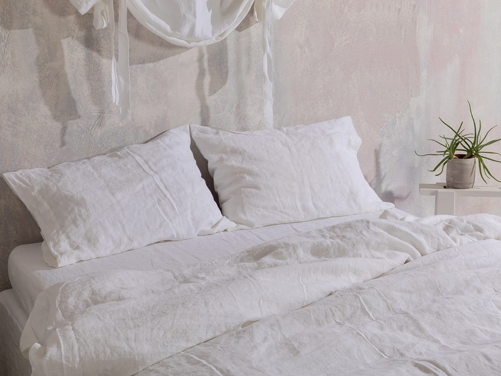 Linen Duvet Cover- White Washed Linen Duvet Cover-Linen bedding-Linen duvet cover-Available in any size.
