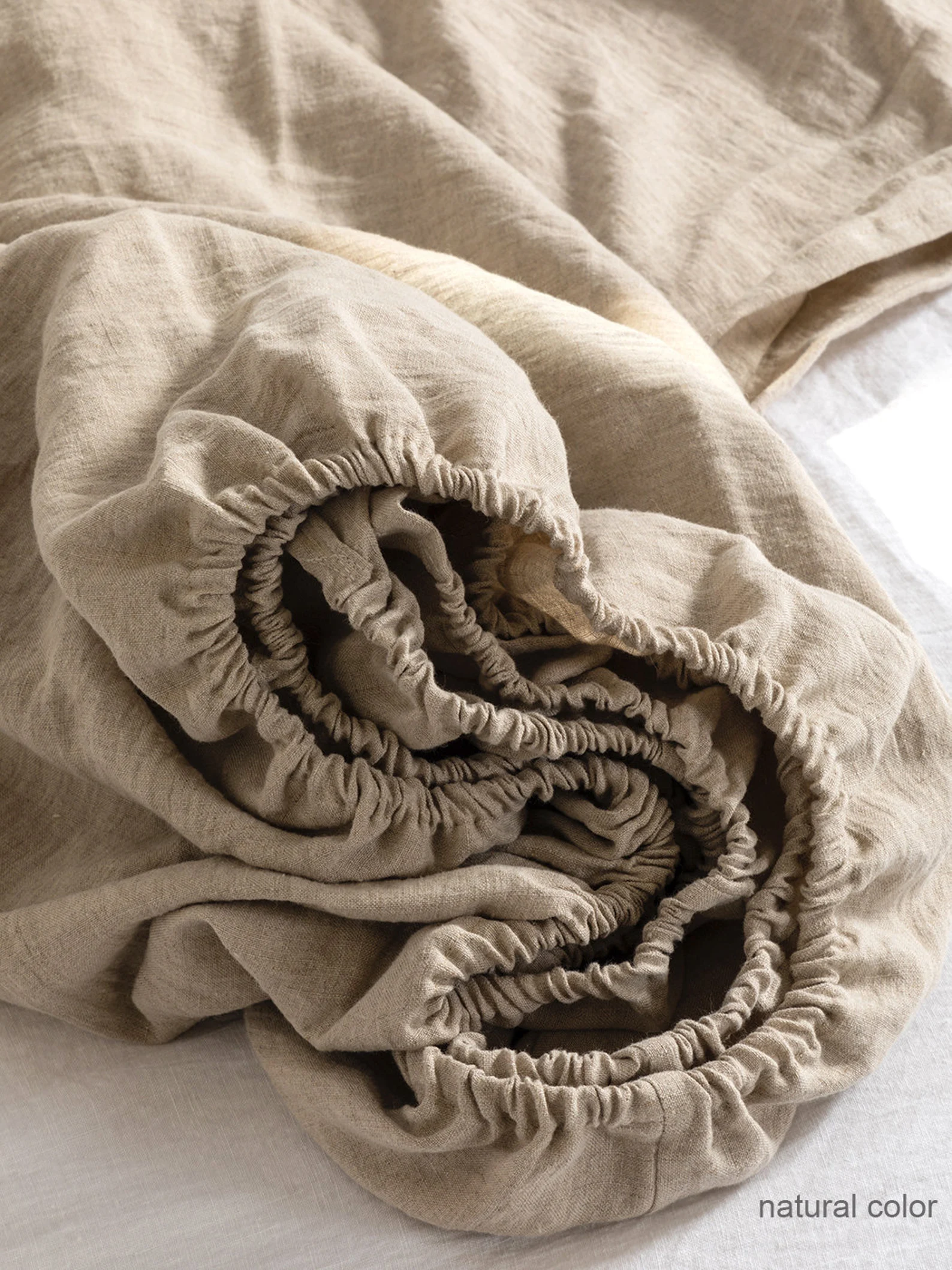 Linen Sheet- Linen bed sheets-Fitted linen bedsheets-Washed Linen bedding- Linen King bed sheet-Linen fitted bed sheet