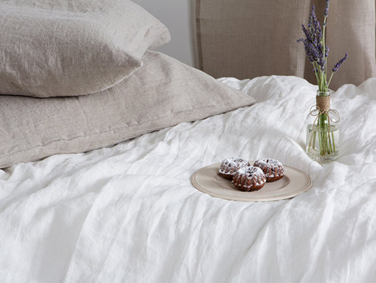 Linen pillowcases-Linen pillow cover-Set of two linen pillowcases-Washed pillow shams-Natural Flax linen pillowcases-Available in any sizes